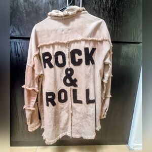 Elan Rock And Roll 100% Soft Cotton Jacket Fits M/L